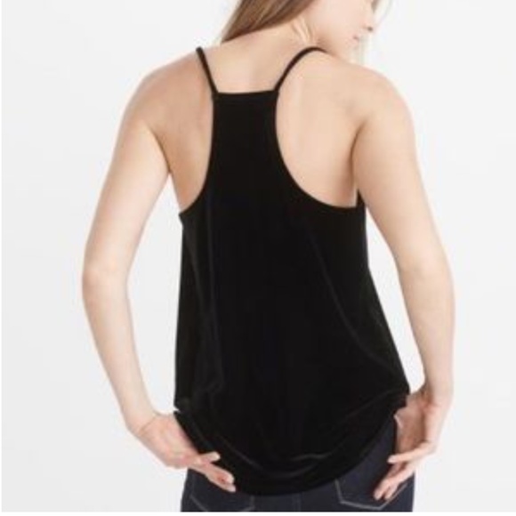 Abercrombie Black Velvet Cami - Picture 2 of 5